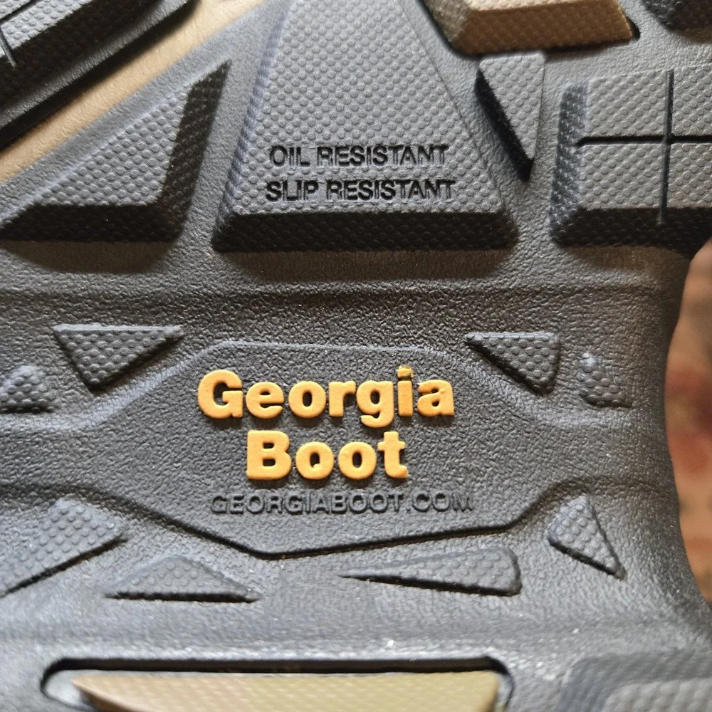 NWT Georgia Boots Mens 9M Blue Collar Ergo Safety Toe Waterproof Work Hiking‎